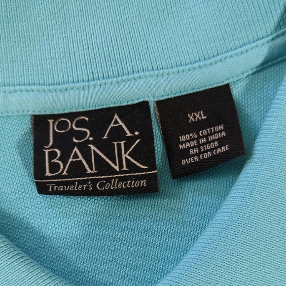 NEW, Jos. A. Bank Blue Polo Shirt Classic Comfort - Picture 3 of 12